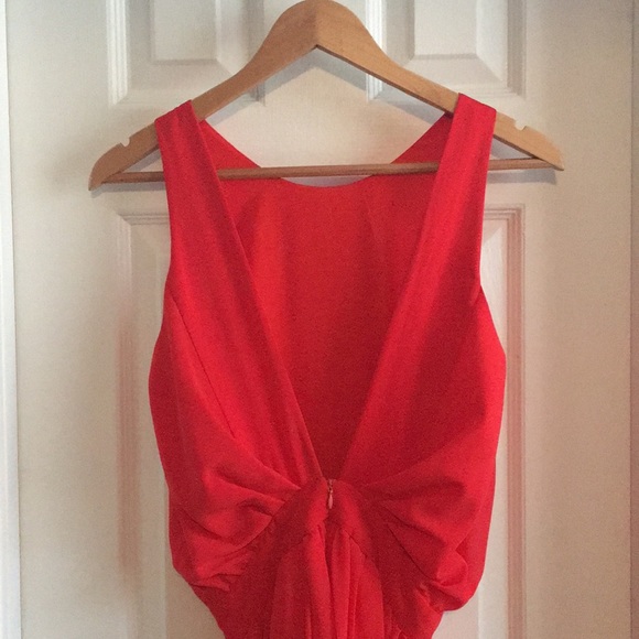 BCBGeneration Asymmetrical Red Dress Size 2 - Picture 5 of 5